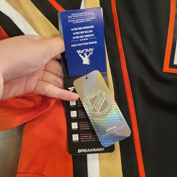 *SOLD* Official Ryan Getzlaf Anaheim Ducks Black Home Breakaway Jersey Reg.$175 - Picture 5 of 7